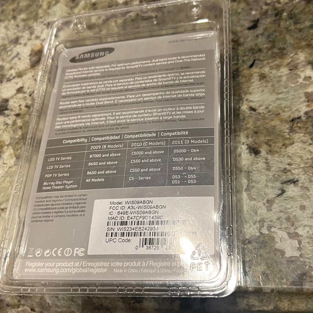 Samsung Link Stick Wireless Wi-Fi LAN Adapter Model WISO9ABGN Brand New Sealed! - Picture 4 of 5